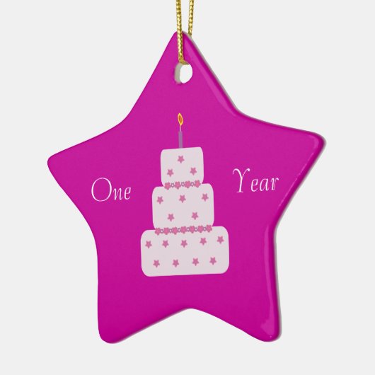 Ein Keramikornament (Links)