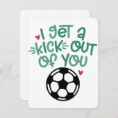 EIN KICK AUS IHNEN FEIERTAGSKARTE (Vorne/Hinten)