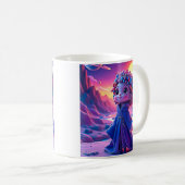 Ein Kind auf einem unbekannten Planeten. Kaffeetasse (VorderseiteRechts)