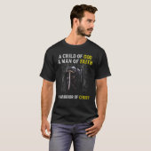 Ein Kind Gottes ein Mensch des Glaubens, ein Krieg T-Shirt (Vorne ganz)