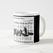 Ein Kind heute ist Geboren Jumbo-Tasse (Vorderseite Rechts)