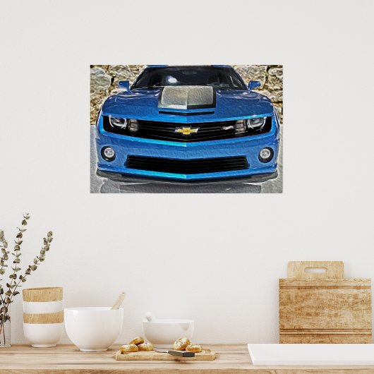 Ein Kind im Herzen Poster (Küche)