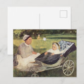Ein Kind mit Regierung - Edgar Degas - c1870 Postkarte (Vorne/Hinten)