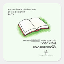 Ein Kind nach draußen oder zu einem Bücherregal fü