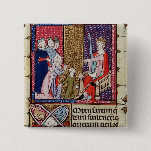 Ein Kind und ihr Mutter-Erscheinen Button (Vorderseite)