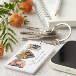 Ein Kind-Vater-Foto-Collage-Geschenk für Vater Schlüsselanhänger