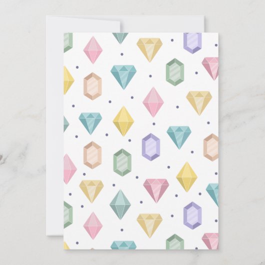 Ein Kind zum Geburtstag Einladung (Rückseite)