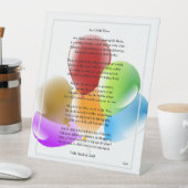 Ein Kindergedicht Balloons Hintergrund HAMbWG Sockelschild (In Situ)