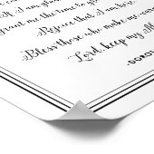 Ein Kindergedicht - Kinderzimmer drucken - Farben Poster (Ecke)