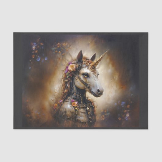 Ein Kinderkrieger mit Blume Seidenpapier (Vorderseite)