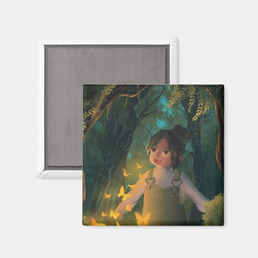 Ein kindischer Park Magnet (Vorderseite/Rückseite)