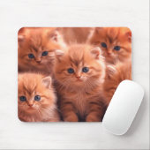 Ein Kindle süßer Kätzchen auf Laptop-Desktop-Table Mousepad (Mit Mouse)