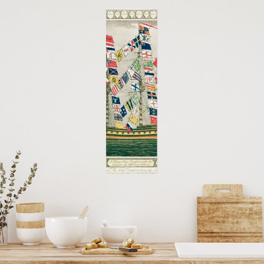 Ein King's Ship Poster (Küche)