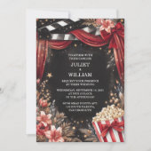 Ein Kino Retro-Kinofilm Ticket am beliebtesten Hoc Einladung (Vorderseite)