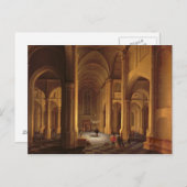 Ein Kircheninneren Postkarte (Vorne/Hinten)