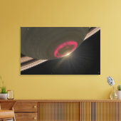 Ein Kirschrottümmel Leinwanddruck (Insitu (Wohnzimmer))