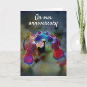 EIN KISS ODER ZWEI AUF UNSERER "ANNIVERSARY" KARTE (Vorderseite)