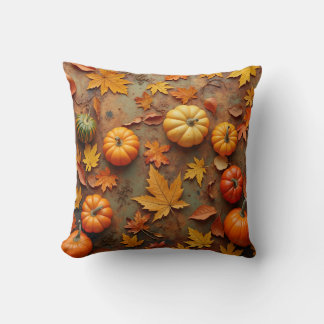 ein Kissen, das den Herbst repräsentiert Kissen