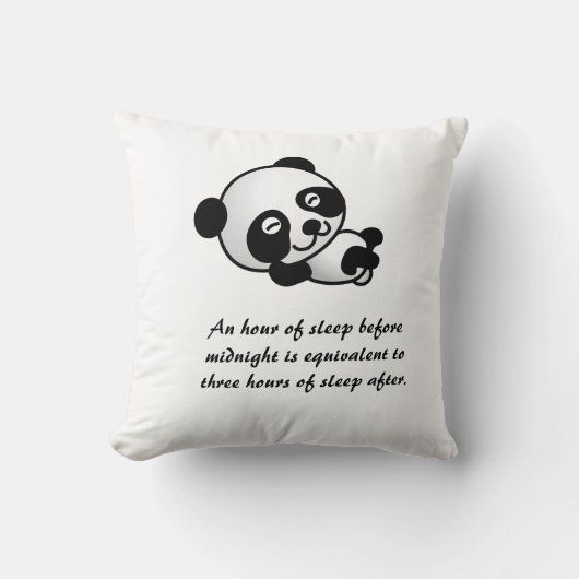 Ein Kissen, das Ihnen hilft, ruhig zu schlafen Kissen (Vorderseite)