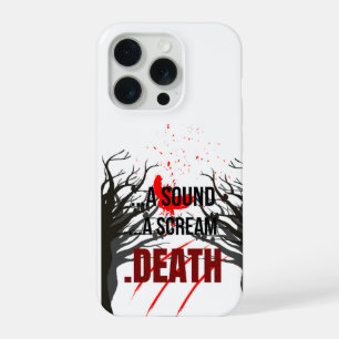 Ein Klang… Ein Schrei… Tod – Dunkle Horrorgestaltu iPhone 15 Pro Hülle