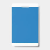 Ein klarer, blauer Himmel ohne Wolken füllt das ga Ausweis (Back)