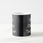Ein klassischer Lehrer Chalkboard Design Geschenk Kaffeetasse (Mittel)