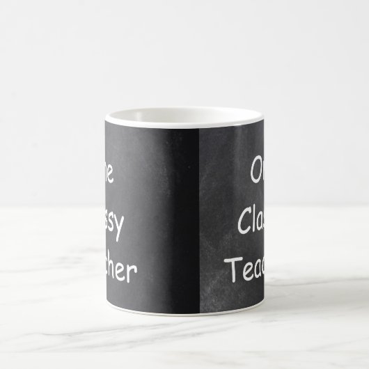 Ein klassischer Lehrer Chalkboard Design Geschenk Kaffeetasse (Mittel)