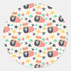 ein klassischer Rundaufkleber Runder Aufkleber