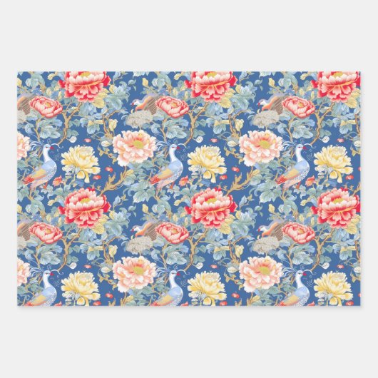 Ein klassisches Chinoserie-Design 11 Geschenkpapier Set (Vorderseite 3)