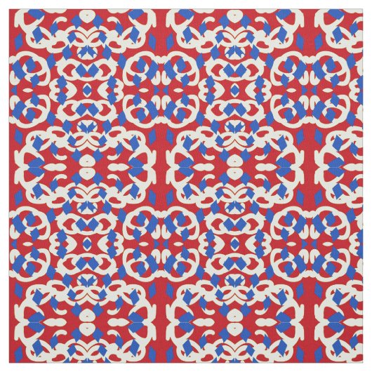 Ein klassisches, farbiges Stoffdesign Stoff (Muster)