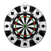Ein klassisches Spiel der Pfeil-Poker-Chip-Art Dartscheibe (vorne)