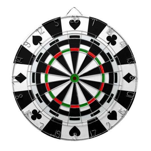 Ein klassisches Spiel der Pfeil-Poker-Chip-Art Dartscheibe (vorne)