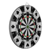 Ein klassisches Spiel der Pfeil-Poker-Chip-Art Dartscheibe (Vorderseite Links)