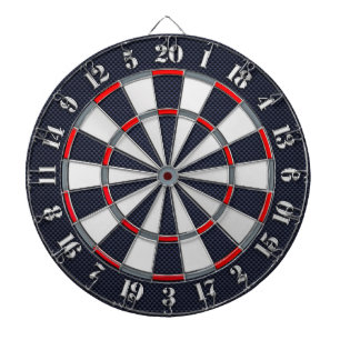 Ein klassisches Spiel für Darts Chrome Carbon Fib Dartscheibe