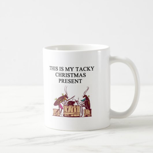 ein klebriger Weihnachtsgeschenkentwurf Kaffeetasse (Rechts)