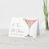 Ein klein bisschen älterer Martini Alles Gute zum Karte (Vorderseite)