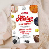 Ein kleiner Allstar ist unterwegs! Sporthinderdusc Einladung