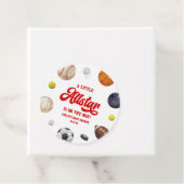 Ein kleiner Allstar ist unterwegs! Sporthinderdusc Geschenkanhänger (Beispiel)