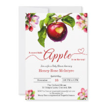 Ein kleiner Apfel ist auf dem Weg | Herbst-Baby-Pa