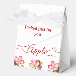 Ein kleiner Apfel ist auf dem Weg Herbst-Baby-Pa Geschenkschachtel