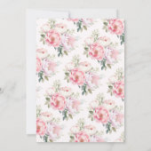 Ein kleiner Ballerina Swan Lake Dritter Geburtstag Einladung (Rückseite)