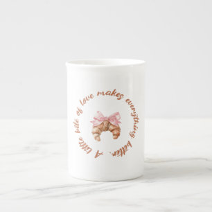 Ein kleiner Biss Liebe Süße Mädchen-Tasse Porzellantasse