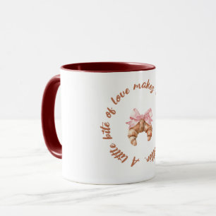 Ein kleiner Biss Liebe Süße Mädchen-Tasse Tasse