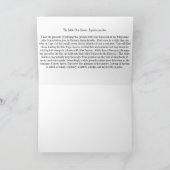 Ein kleiner blauer Heron Fischen Karte (Innenseite)