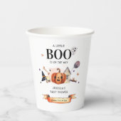 Ein kleiner Boo auf der Halloween-Kinderdusche Pappbecher (Vorderseite)