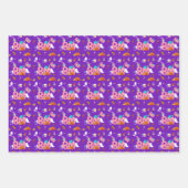 Ein kleiner Boo-Geist, Owl Halloween-Kinderdusche Geschenkpapier Set (Vorderseite 2)