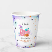 Ein kleiner Boo-Geist, Owl Halloween-Kinderdusche Pappbecher (Vorderseite)