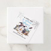 Ein kleiner Boo! Halloween Baby Shower Boy Niedlic Geschenkanhänger (Beispiel)