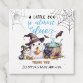 Ein kleiner Boo! Halloween Baby Shower Boy Niedlic Geschenkanhänger (Vorderseite)