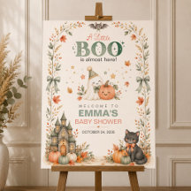 Ein Kleiner Boo Halloween-Baby-Shower-Willkommenss